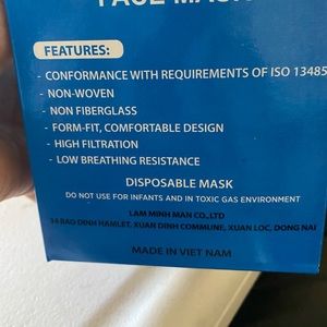 200 pieces Disposable 4 layers Face Covering Mask